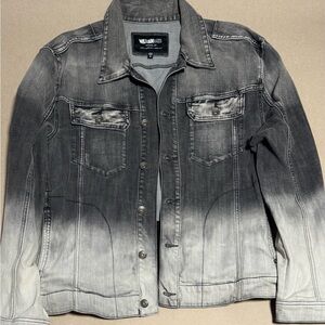 William Rast Ombre Black and Gray Jacket